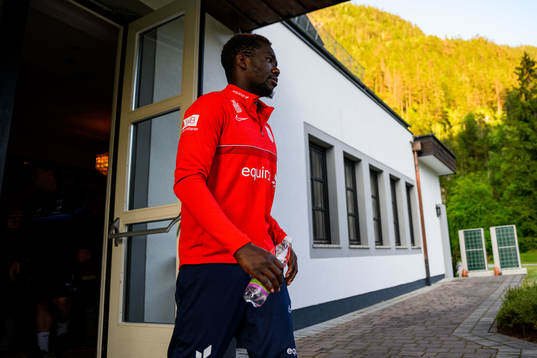 Joshua Kitolano of the Norwegian Under-21 national football
