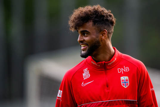 Emil Konradsen Ceide of the Norwegian Under-21 national
