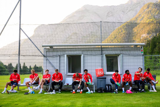 Players of the Norwegian Under-21 national football team