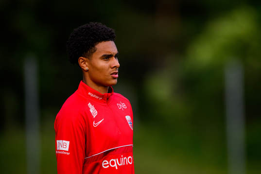 Antonio Nusa of the Norwegian under-21 national football