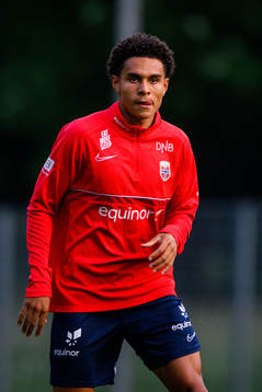 Antonio Nusa of the Norwegian under-21 national football