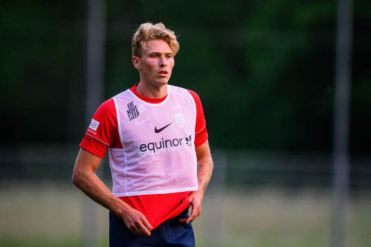 Sebastian Sebulonsen of the Norwegian under-21 national