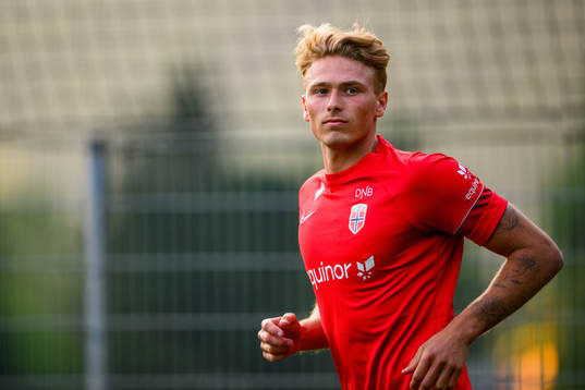 Sebastian Sebulonsen of the Norwegian under-21 national