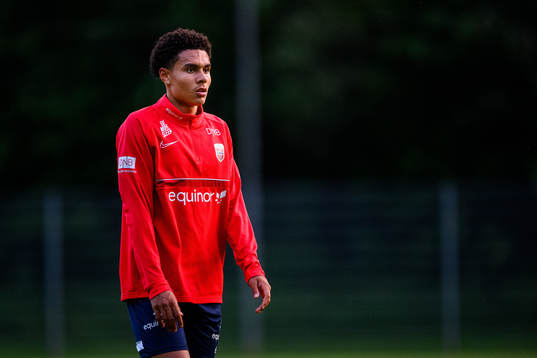 Antonio Nusa of the Norwegian under-21 national football
