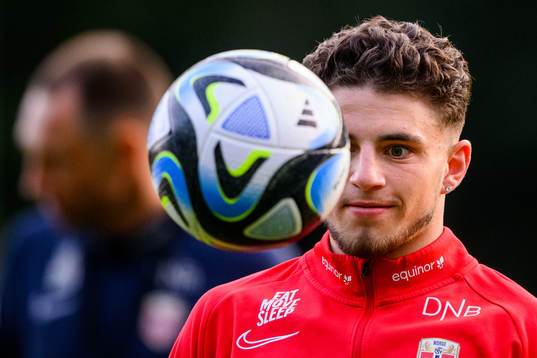 Christos Zafeiris of the Norwegian under-21 national