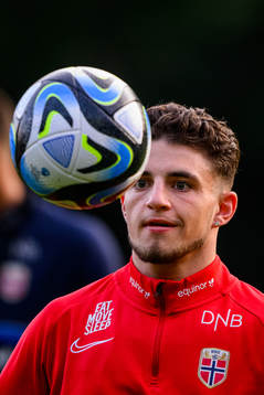 Christos Zafeiris of the Norwegian under-21 national