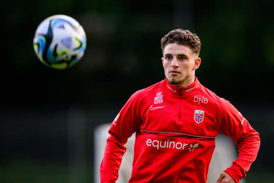 Christos Zafeiris of the Norwegian under-21 national