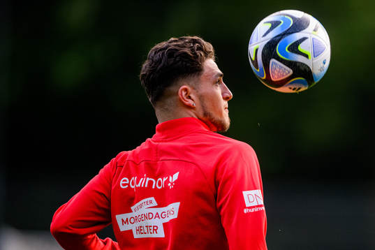 Christos Zafeiris of the Norwegian under-21 national