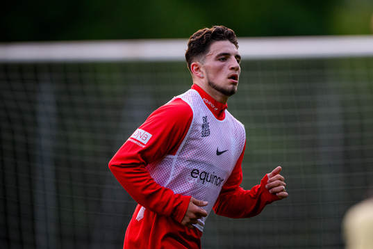 Christos Zafeiris of the Norwegian under-21 national