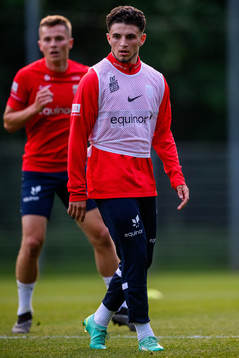 Christos Zafeiris of the Norwegian under-21 national