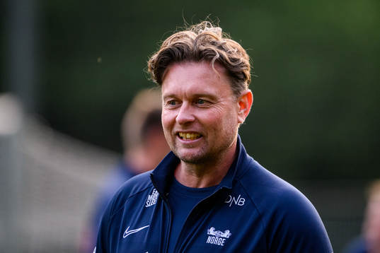 Fysio Bård Homstøl of the Norwegian under-21 national