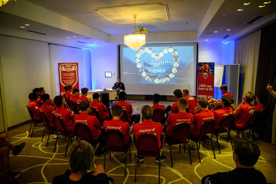 Players of the Norwegian under-21 national football team
