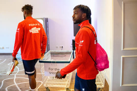 Warren Kamanzi of the Norwegian under-21 national football