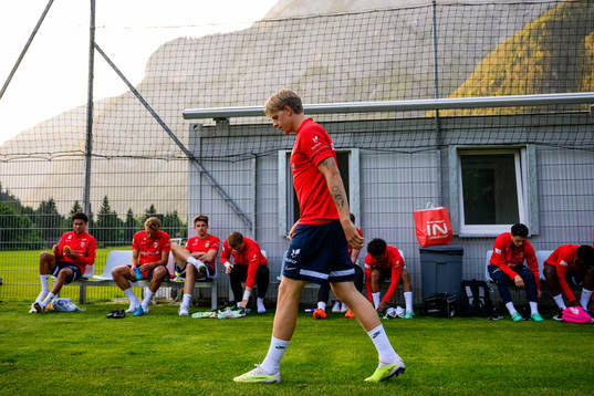 Jesper Daland of the Norwegian under-21 national football