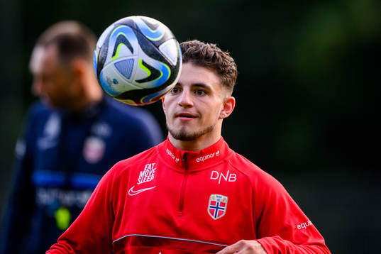 Christos Zafeiris of the Norwegian under-21 national