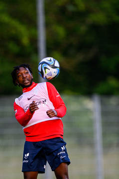 Warren Kamanzi of the Norwegian under-21 national football
