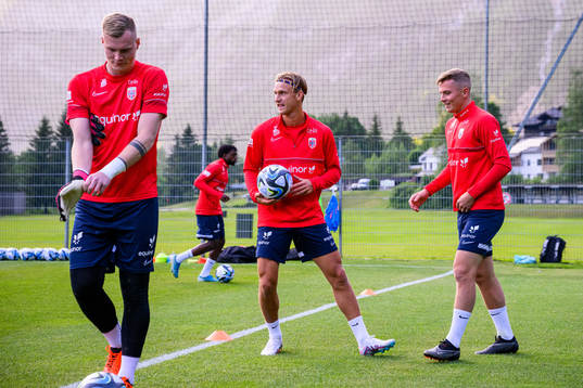Håkon Evjen of the Norwegian under-21 national football