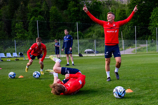 Johan Hove of the Norwegian under-21 national football team