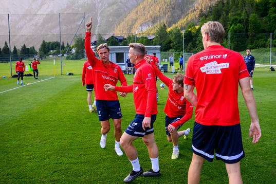 Håkon Evjen of the Norwegian under-21 national football
