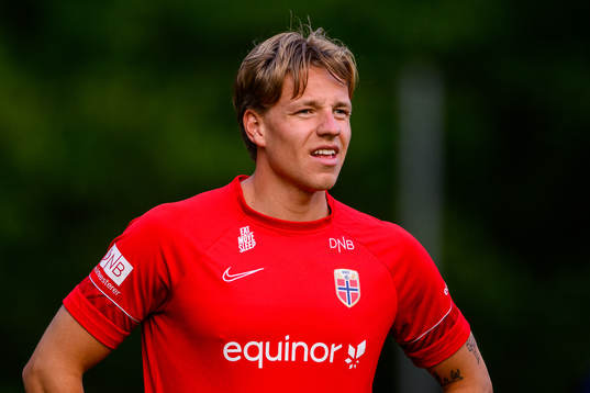 Jesper Daland of the Norwegian under-21 national football