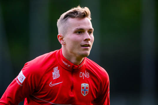 Johan Hove of the Norwegian under-21 national football team