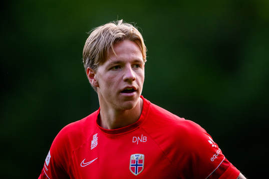 Jesper Daland of the Norwegian under-21 national football