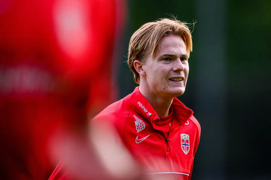 Tobias Christiansen of the Norwegian under-21 national
