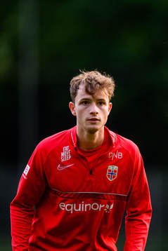 Håkon Evjen of the Norwegian under-21 national football