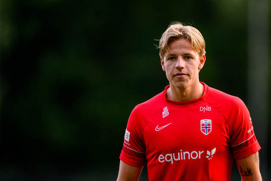 Jesper Daland of the Norwegian under-21 national football