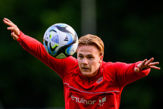 Tobias Christiansen of the Norwegian under-21 national