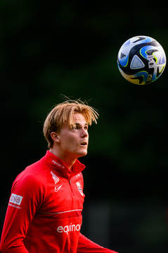 Tobias Christiansen of the Norwegian under-21 national