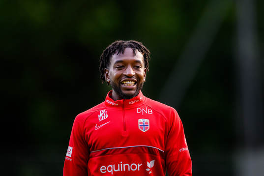 Warren Kamanzi of the Norwegian under-21 national football