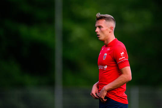 Johan Hove of the Norwegian under-21 national football team