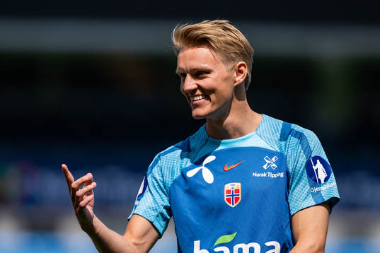 Martin Ødegaard of the Norwegian national football team