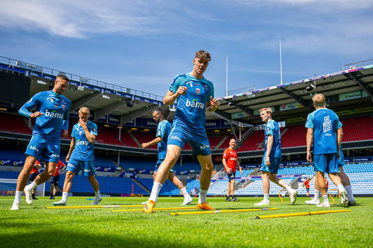 Jørgen Strand Larsen of the Norwegian national football