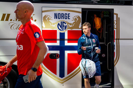 Goalkeeper Mathias Dyngeland of the Norwegian national