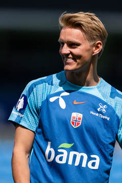 Martin Ødegaard of the Norwegian national football team