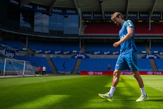Stefan Strandberg of the Norwegian national football team