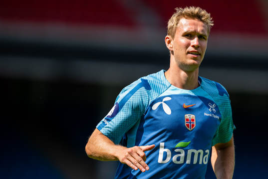 Ola Solbakken of the Norwegian national football team