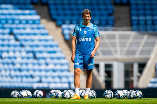 Sander Berge of the Norwegian national football team
