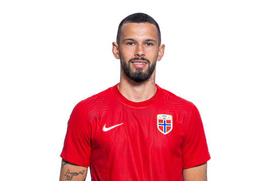 Kristoffer Velde of the Norwegian national football team