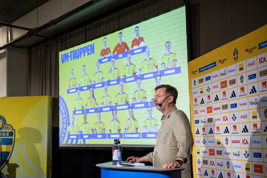 Peter Gerhardsson, head coach of the Swedish women's