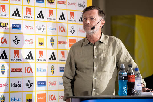 Peter Gerhardsson, head coach of the Swedish women's