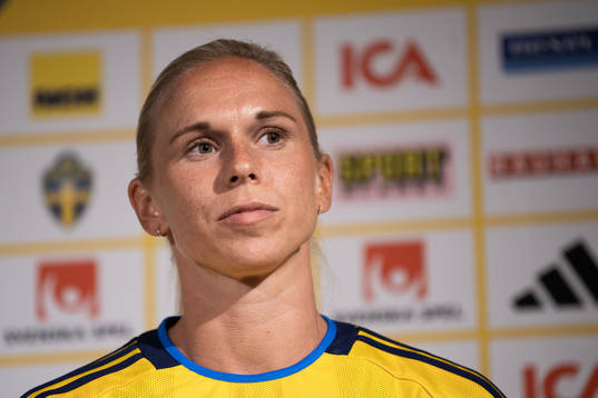 Jonna Andersson of the Swedish women's national football