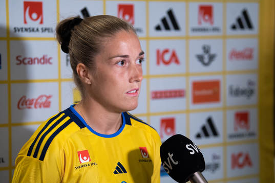 Filippa Angeldahl of the Swedish women's national football