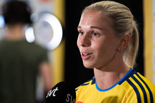 Jonna Andersson of the Swedish women's national football