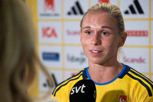Jonna Andersson of the Swedish women's national football