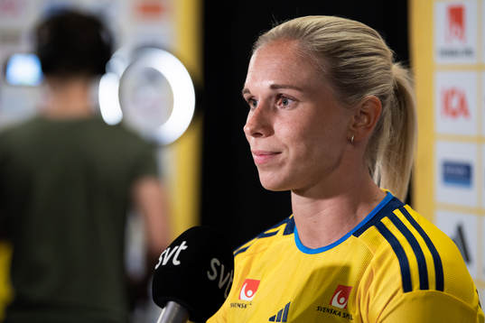 Jonna Andersson of the Swedish women's national football