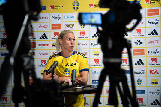 Jonna Andersson of the Swedish women's national football