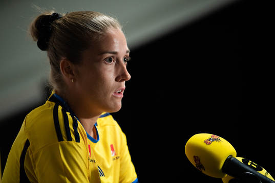 Filippa Angeldahl of the Swedish women's national football